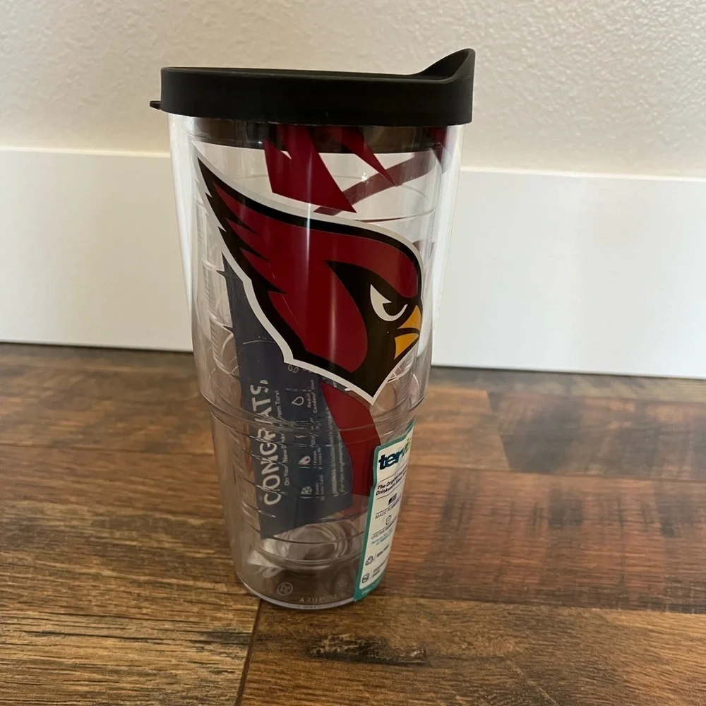 NWT Arizona Cardinals Insulated 24oz Tumbler